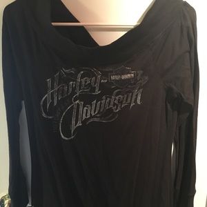Harley Davidson off shoulder top